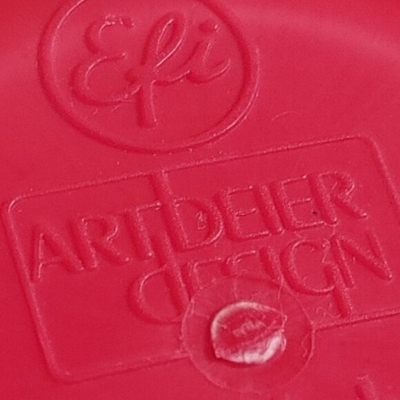 Vintage ART DEIER DESIGN 1L Pitcher Made in West Germany BRIGHT RED - Picture 6 of 6